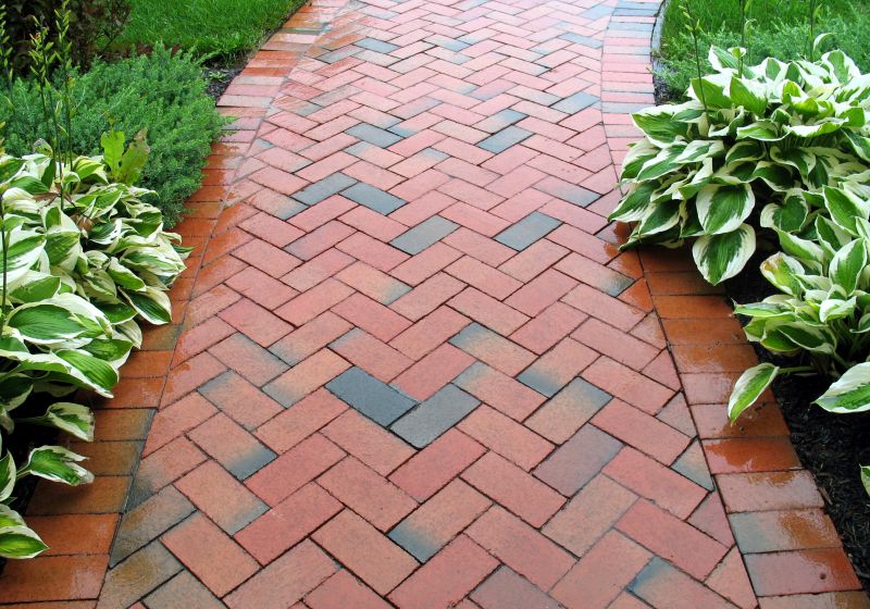 Brick Hardscape Installation detail