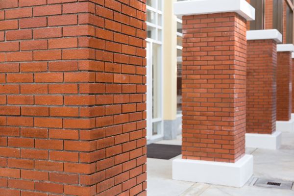 Brick Column Installation in Concord