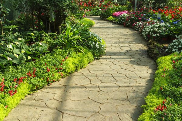 Stone Pathway Repair in Concord