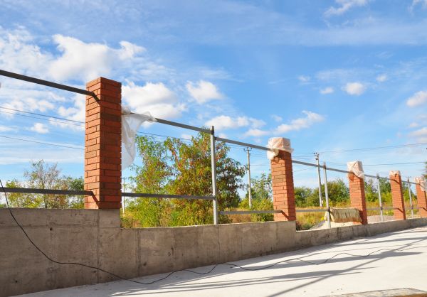 Brick Pillar Installation in Concord